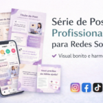 Eu vou Criar padrão de posts para Instagram e redes sociais