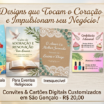 Eu vou fazer seu convite ou cartão digital personalizado