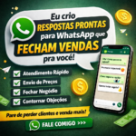 Eu vou criar Respostas prontas que vendem