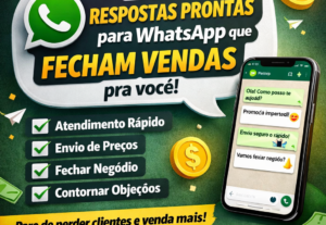 Eu vou criar Respostas prontas que vendem