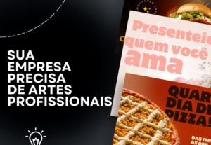 Eu vou criar 5 artes profissionais para rede social
