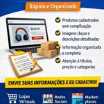 Eu vou fazer Cadastro de produtos para lojas online com orga...