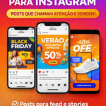 Eu vou criar artes profissionais para Instagram