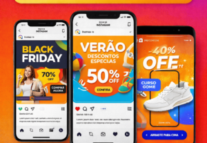 Eu vou criar artes profissionais para Instagram