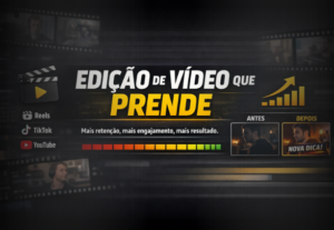 Eu vou editar seu vídeo profissionalmente.