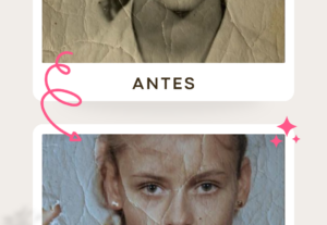 Eu vou colorir suas fotos antigas em preto e branco.