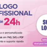 Eu vou criar sua logo profissional em até 24h + brinde