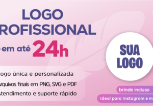 Eu vou criar sua logo profissional em até 24h + brinde