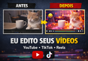 Eu vou editar seu vídeo de qualquer rede social