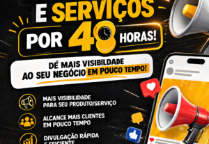 Eu vou Divulgar seu Produto ou Serviços com Qualidade por 48...