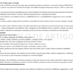 Eu vou escrever Artigos SEO para Blog.