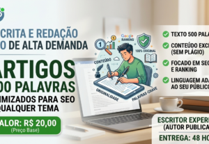 Eu vou escrever um artigo de 500 palavras otimizado