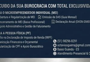 Eu vou Dar total assistência para você Mei e pessoa física
