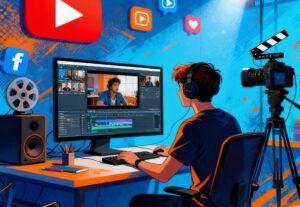 Eu vou editar seu vídeo com retenção em menos de 24 horas.