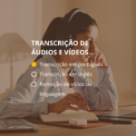 Eu vou transcrever seu áudio ou vídeo para texto com rapidez