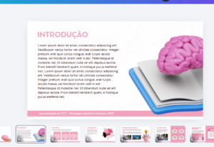 Eu vou fazer slides bonitos e atrativos para você