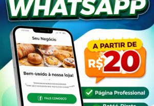 Eu vou Criar site simples com botão para WhatsApp profission...