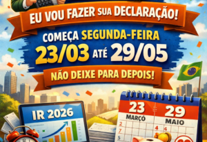 Eu vou fazer seu imposto de renda