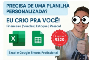 Eu vou criar planilhas inteligentes e organizadas em Excel