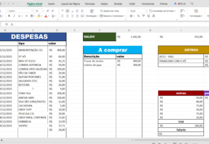 Eu vou criar um planilha financeira personalizada para você.