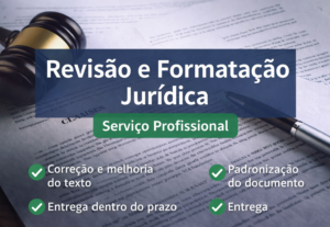 Eu vou revisar e formatar seu documento jurídico