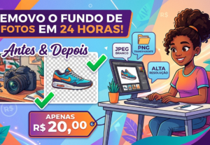 Eu vou remover o fundo fotos em 24h