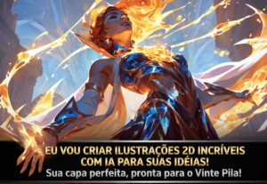 Eu vou criar ilustrações 2D incríveis com IA para suas ideia