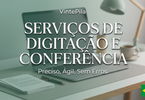 Eu vou digitar e conferir seus documentos com total precisão