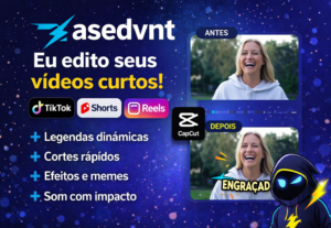 Eu vou editar seus vídeos curtos.