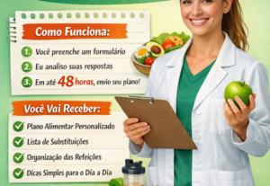 Eu vou Montar seu Plano Alimentar Personalizado em 48h