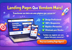 Eu vou criar uma landing page para seu produto ou negócio