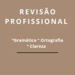 Eu vou Revisar e corrigir seus textos