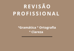 Eu vou Revisar e corrigir seus textos