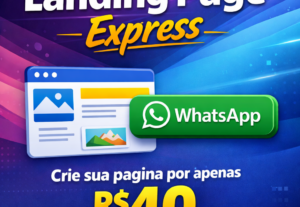 Eu vou fazer uma Landing Page - site profissional