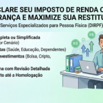 Eu vou Fazer sua declaração de imposto de renda 2026.