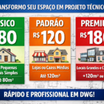 Eu vou Fazer projetos em DWG a partir de foto com medidas