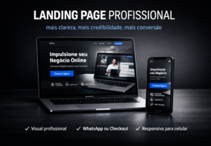 Eu vou criar um site profissional para o seu negócio