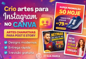 Eu vou criar artes para Instagram no Canva