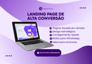 Eu vou desenvolver sua landing page focada em conversão