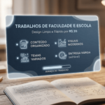 Eu vou fazer sua apresentação da escola ou faculdade