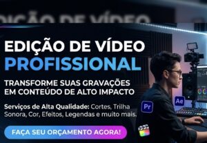 Eu vou editar seu vídeo para redes socias