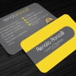 Eu vou Criação de cartão de visita