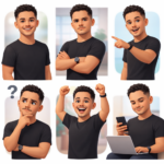 Eu vou criar seu avatar realista para redes sociais