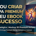 Eu vou Criar a Capa Profissional e Premium do seu E-book