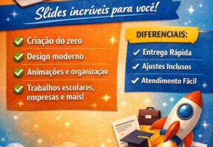 Eu vou fazer sua apresentação PowerPoint profissional