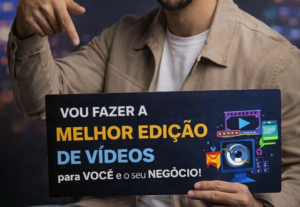 Eu vou fazer a melhor edição para o seu video