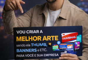Eu vou fazer a melhor arte para sua Empresa/Redes Sociais