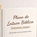 Eu vou fazer plano de leitura bíblica personalizado