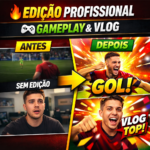 Eu vou Fazer edição de gameplay e vlogs