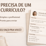 Eu vou Fazer currículo simples e profissional